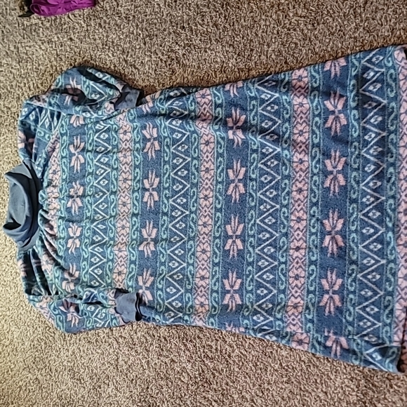 STUNNING VINTAGE ADONNA LEISUREWEAR HOUSE DRESS/MO MO - Picture 4 of 9